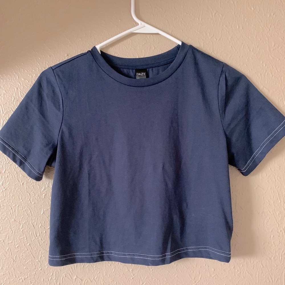 Navy blue shirt